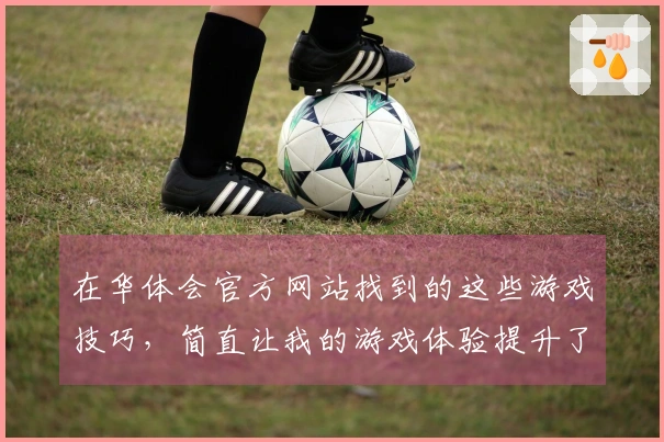 在华体会官方网站找到的这些游戏技巧，简直让我的游戏体验提升了一个档次！